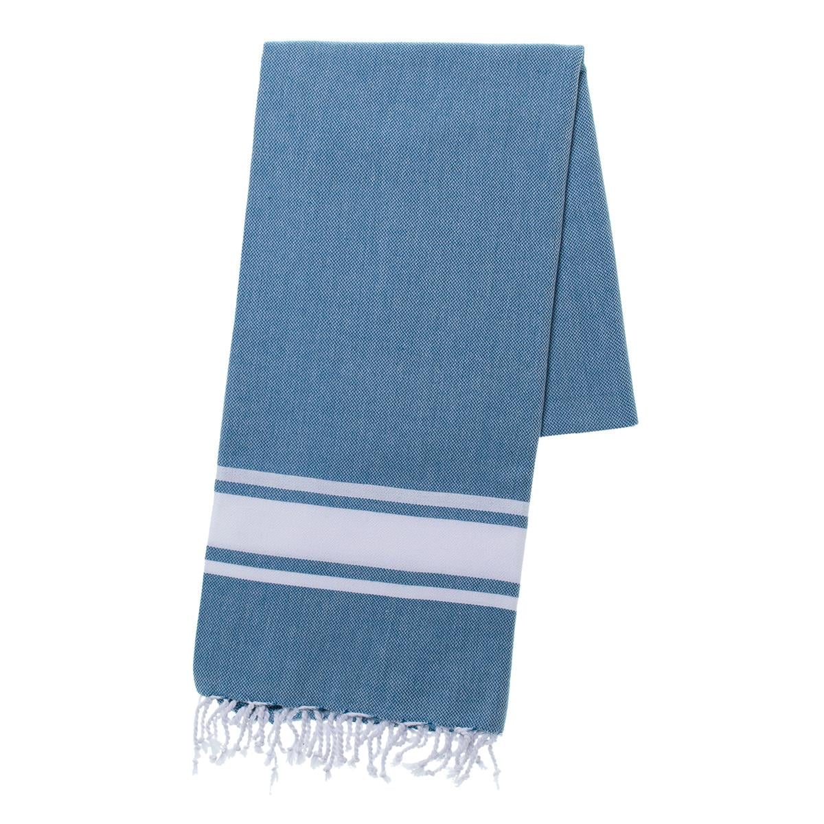 Arya Peshtemal Petrol Blue