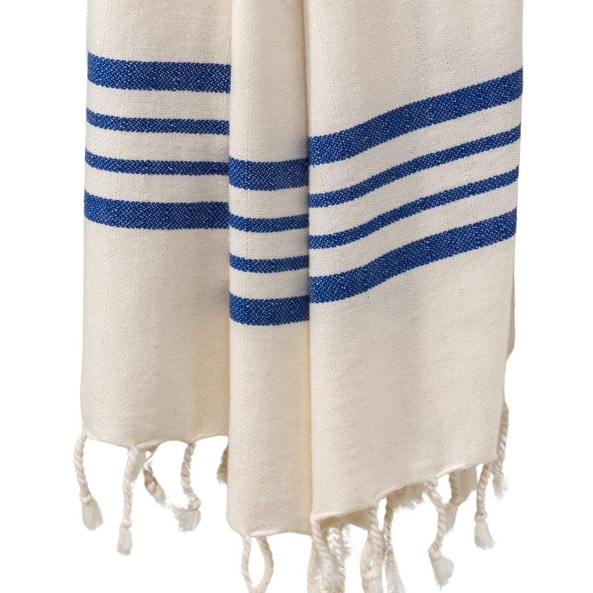 Bath & Beach Towel Krem Sultan Peştemal Ham - Royal Mavi