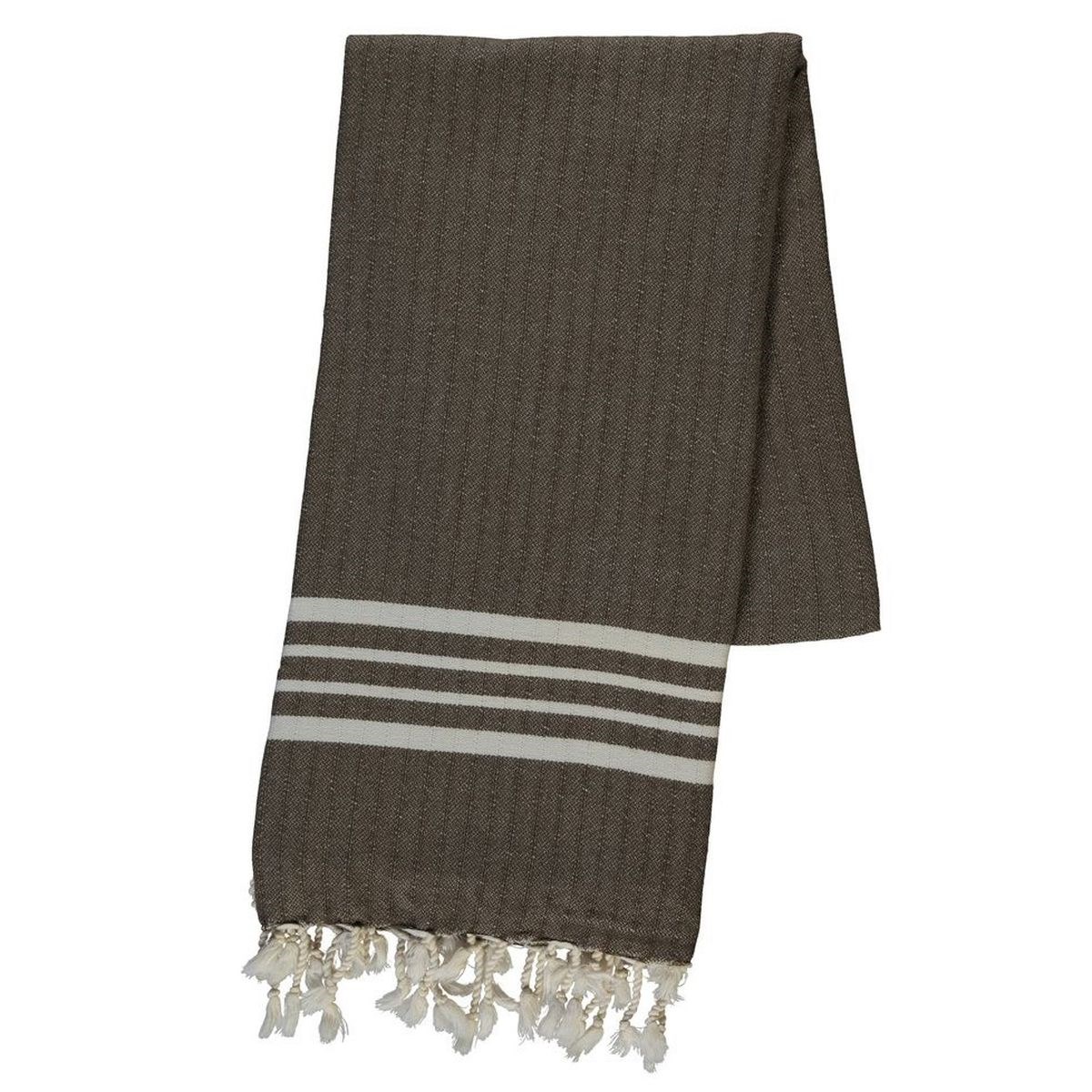 Bath & Beach Towel Krem Sultan Peshtemal Brown