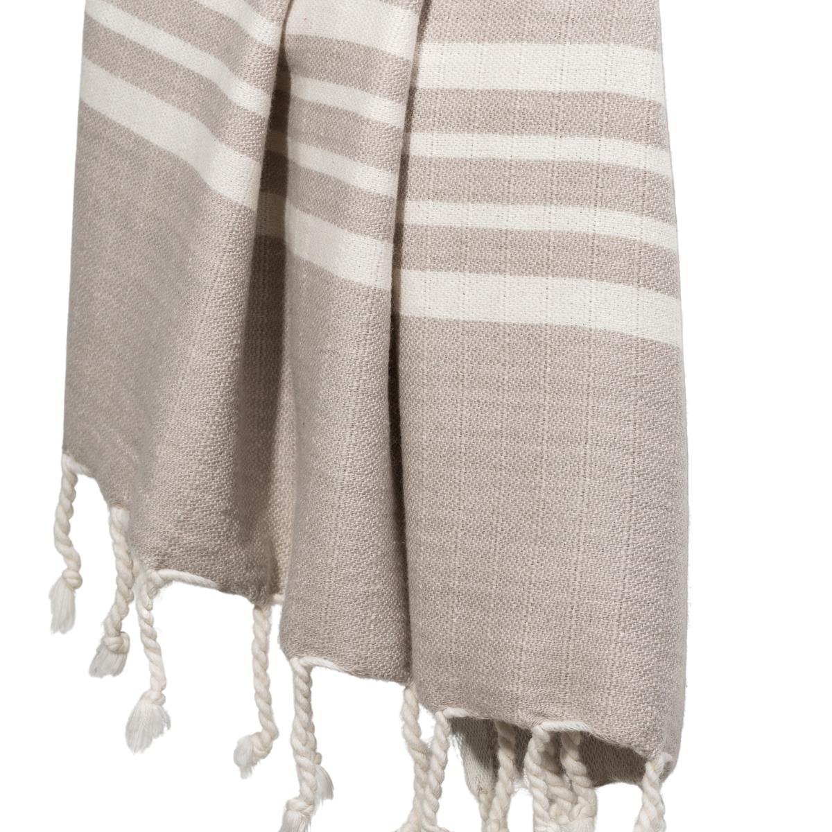 Bath & Beach Towel Krem Sultan Peshtemal Taupe