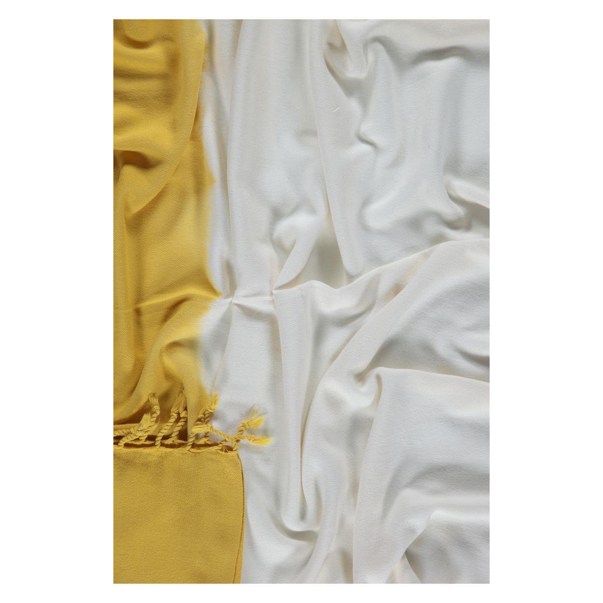 Tie Dye Peshtemal Natural - Yellow