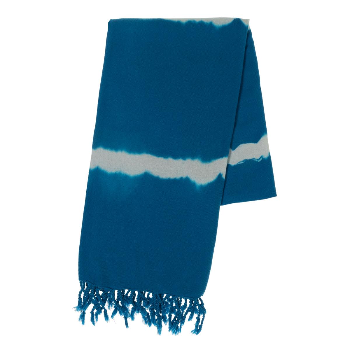 Tie Dye Peshtemal Petrol Blue