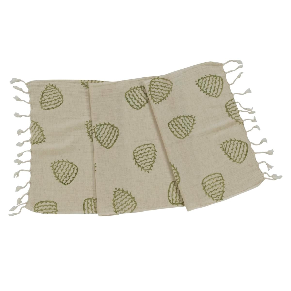 Bereket Peşkir Ham - Gri/Bej