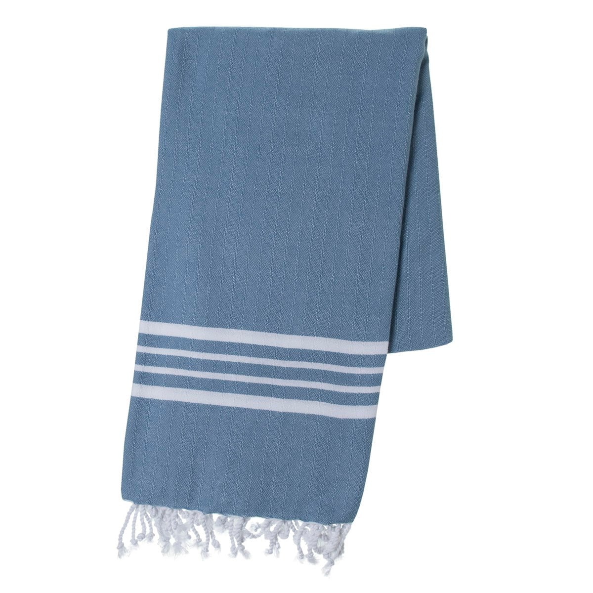 White Sultan Peshtemal Air Blue