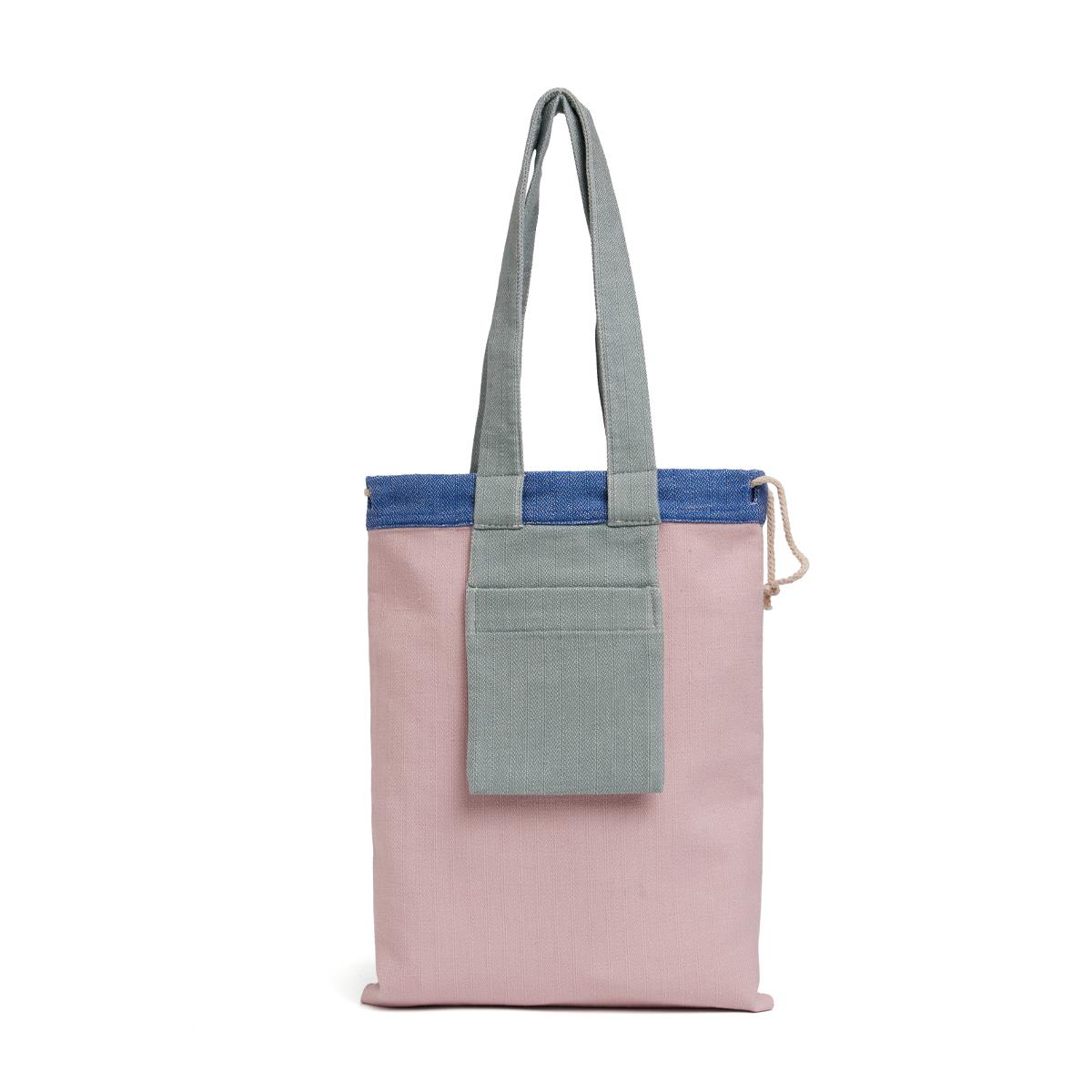 Bag Bag Royal Blue - Almond Green - Rose Pink