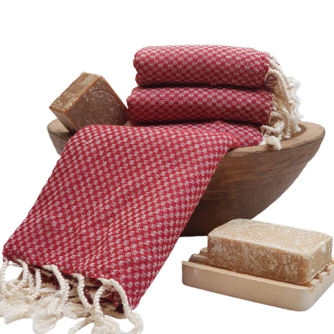 Dama Peshkir Bordeaux