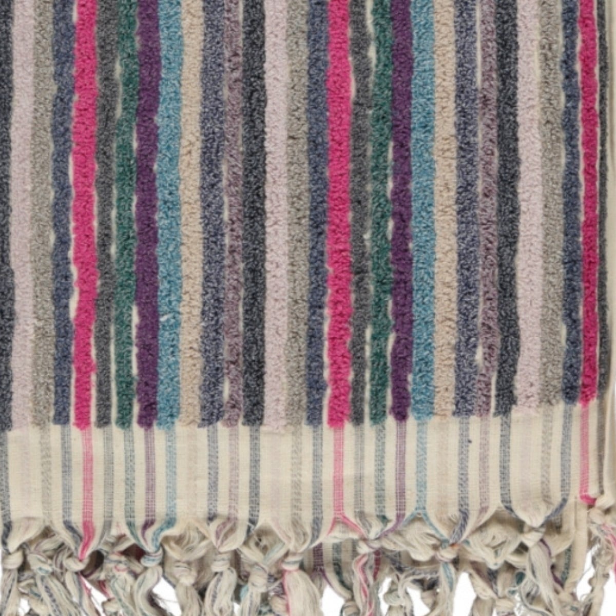 Vertically Striped Towel Multi Color 03