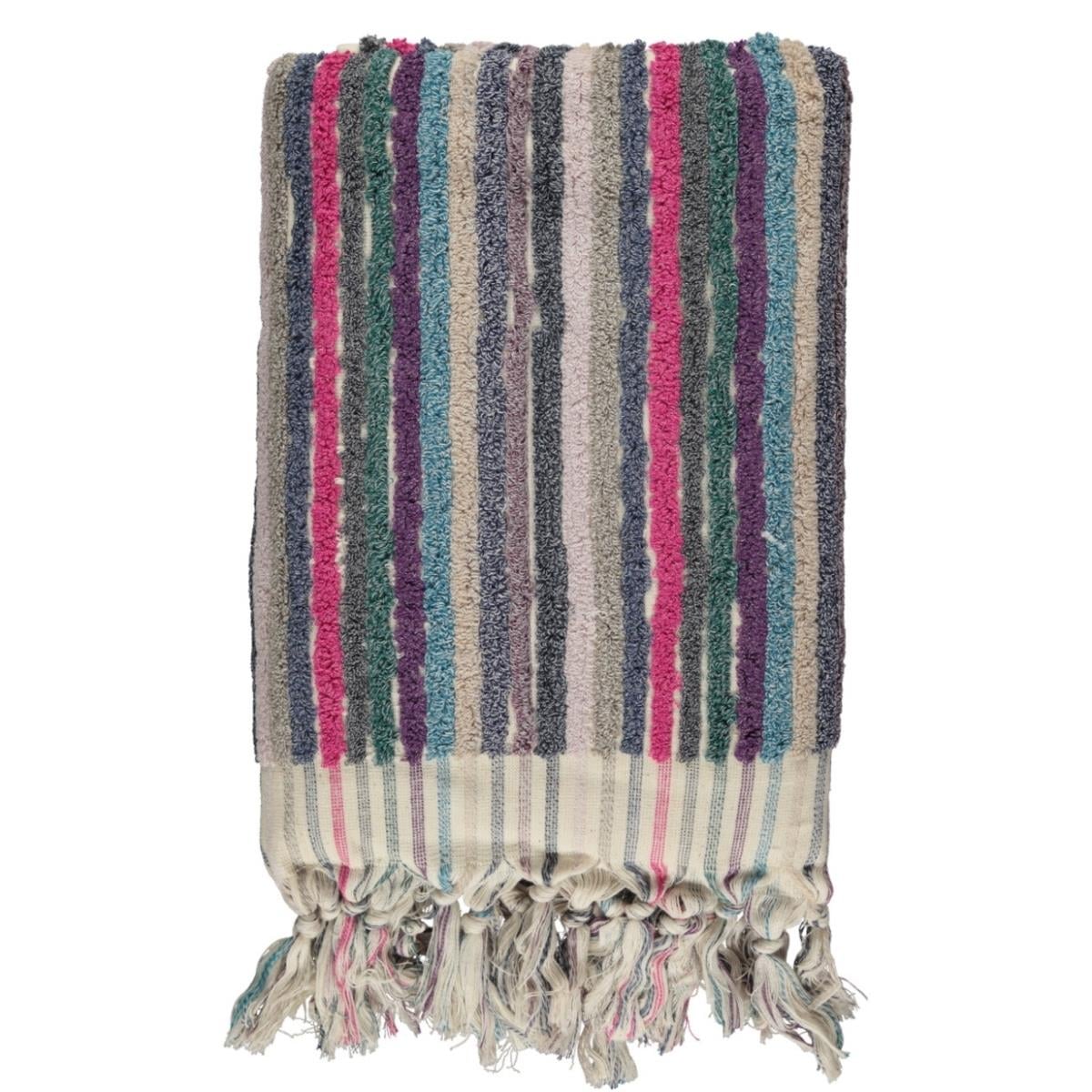 Vertically Striped Towel Multi Color 03
