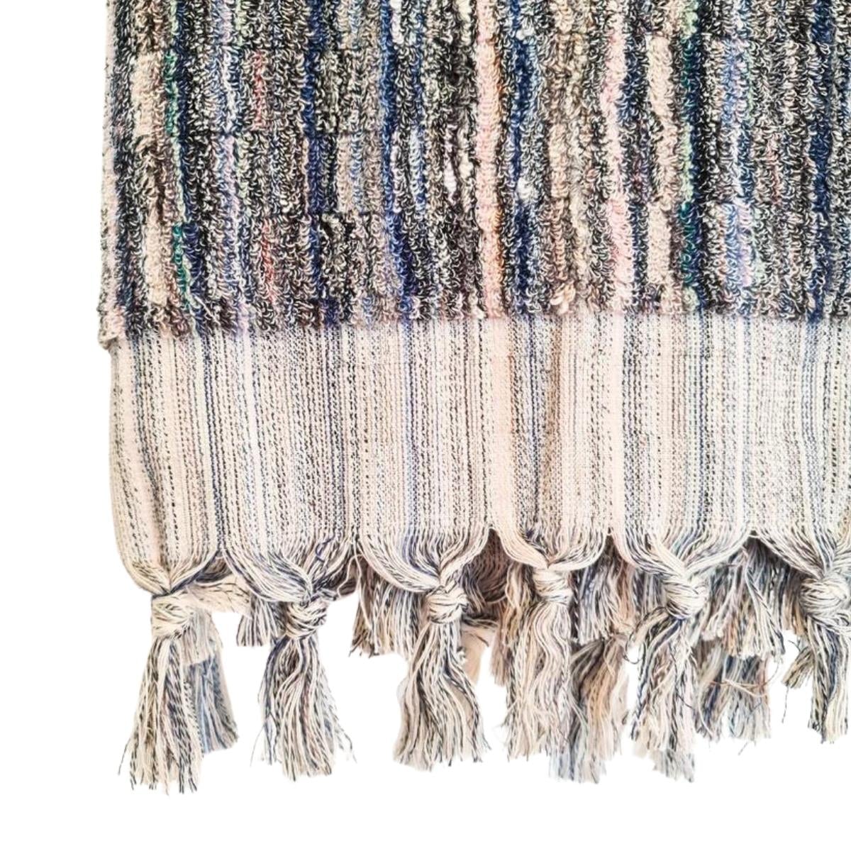 Vertically Striped Towel Multi Color 04