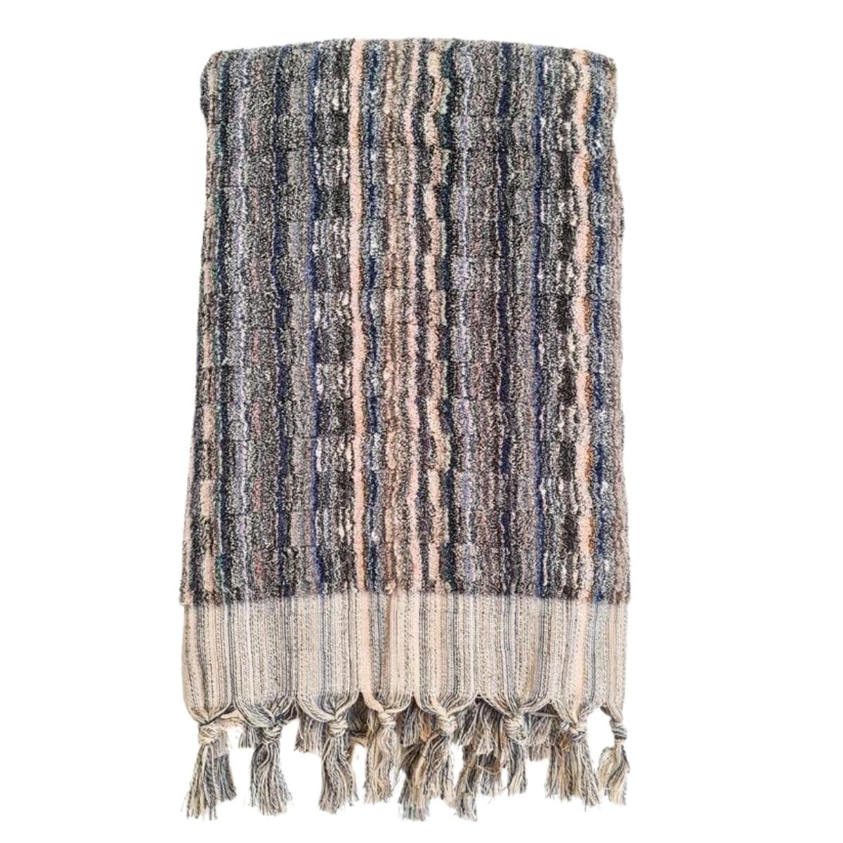 Vertically Striped Towel Multi Color 04