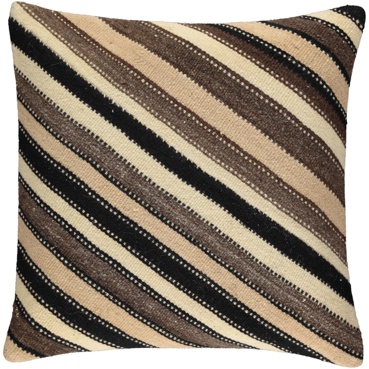 Diyagonal Kilim Yastık Kılıfı Doğaçlama 12