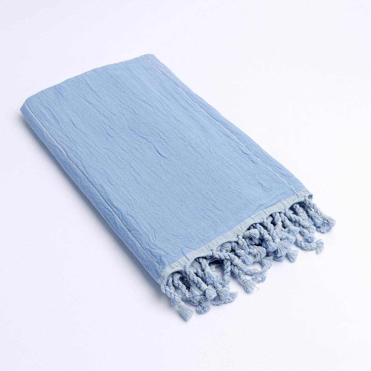 Double Peshtemal Blue - Natural