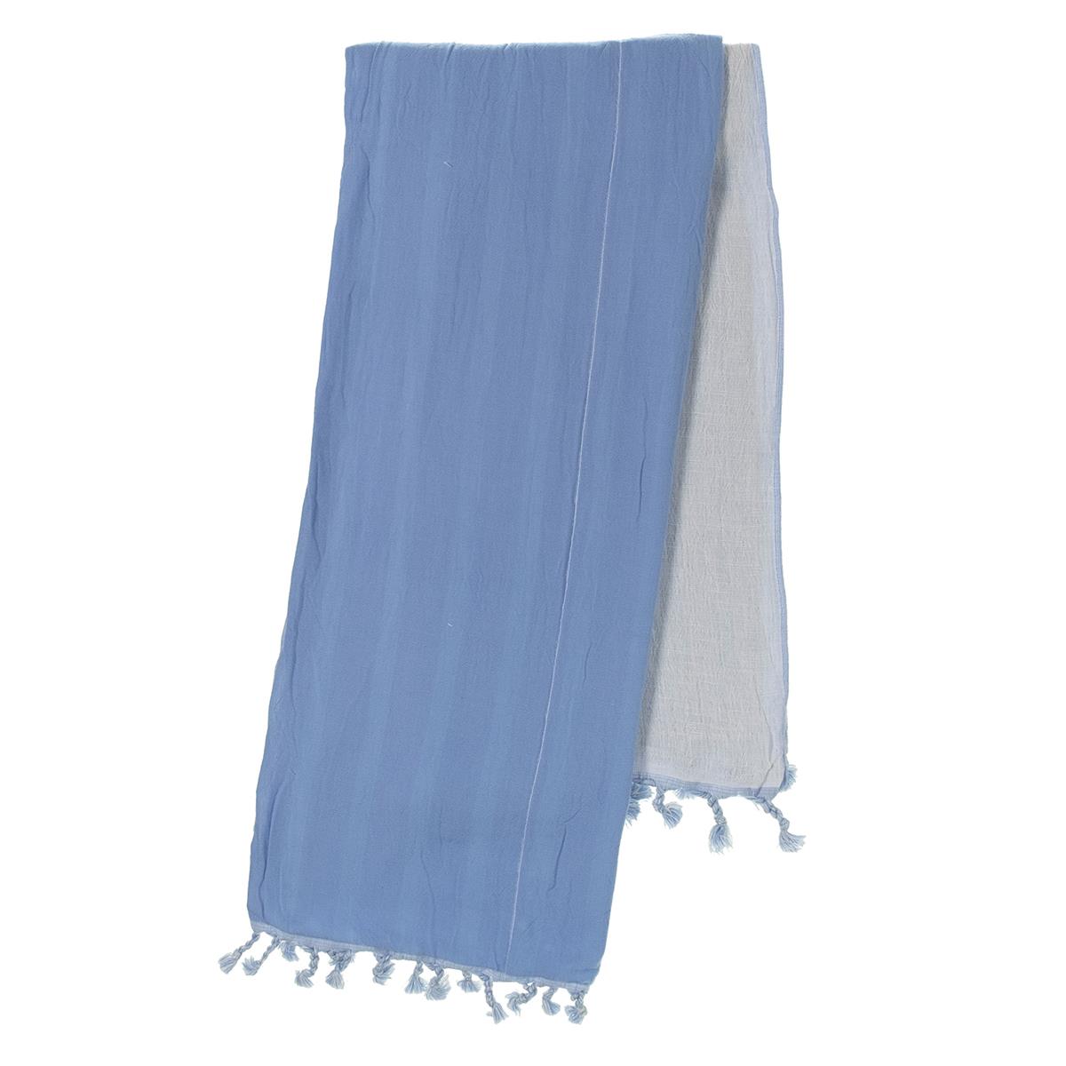 Double Peshtemal Blue - Natural