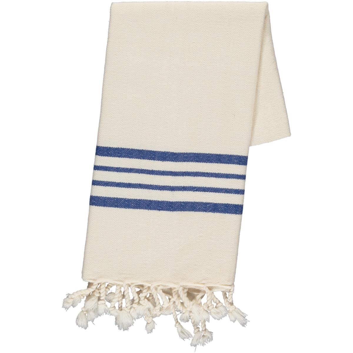 Hand Towel Krem Sultan Peshkir Natural - Royal Blue