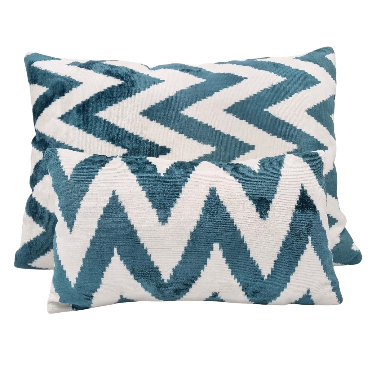 Ikat Ikat Cushion Cover Fanfare Zıgzag