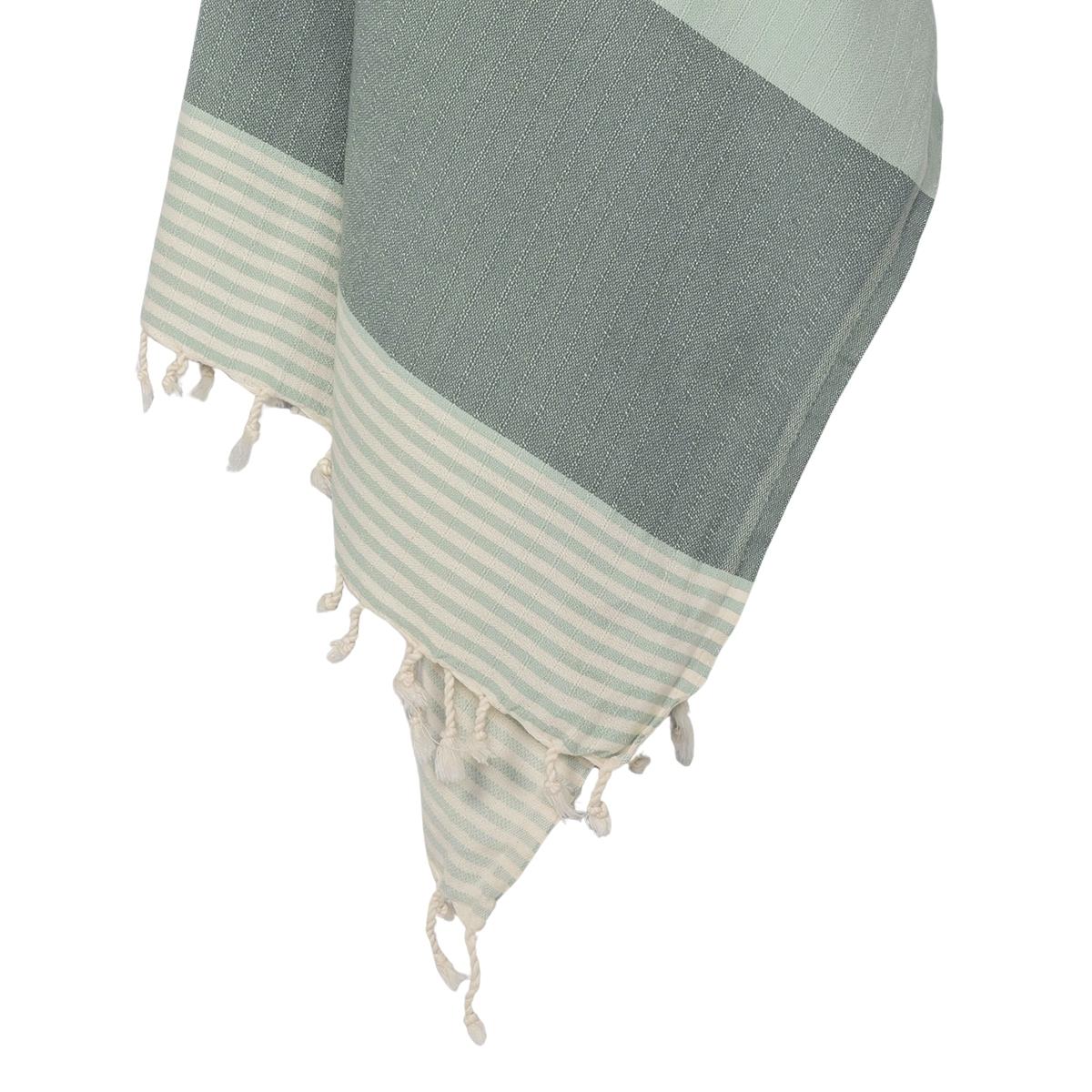 Twin Sultan Peshtemal Mint Green - Almond Green - Natural