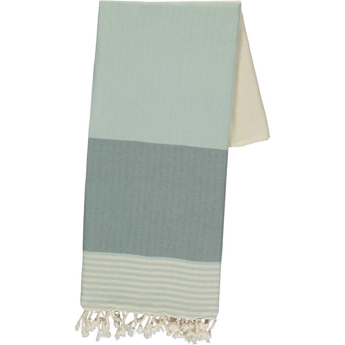 Twin Sultan Peshtemal Mint Green - Almond Green - Natural