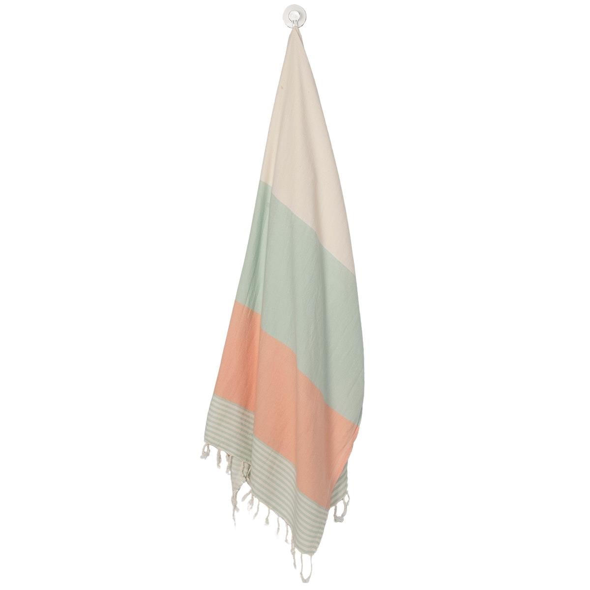 Twin Sultan Peshtemal Mint Green - Melon - Natural