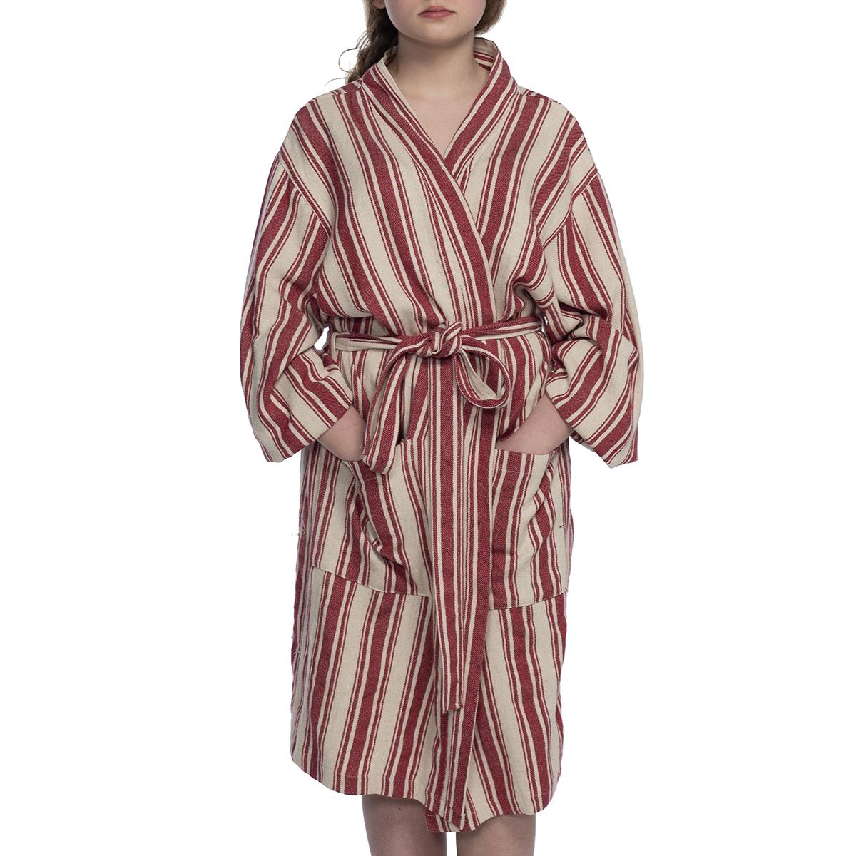 Karakız Bathrobe Kimono Bordeaux