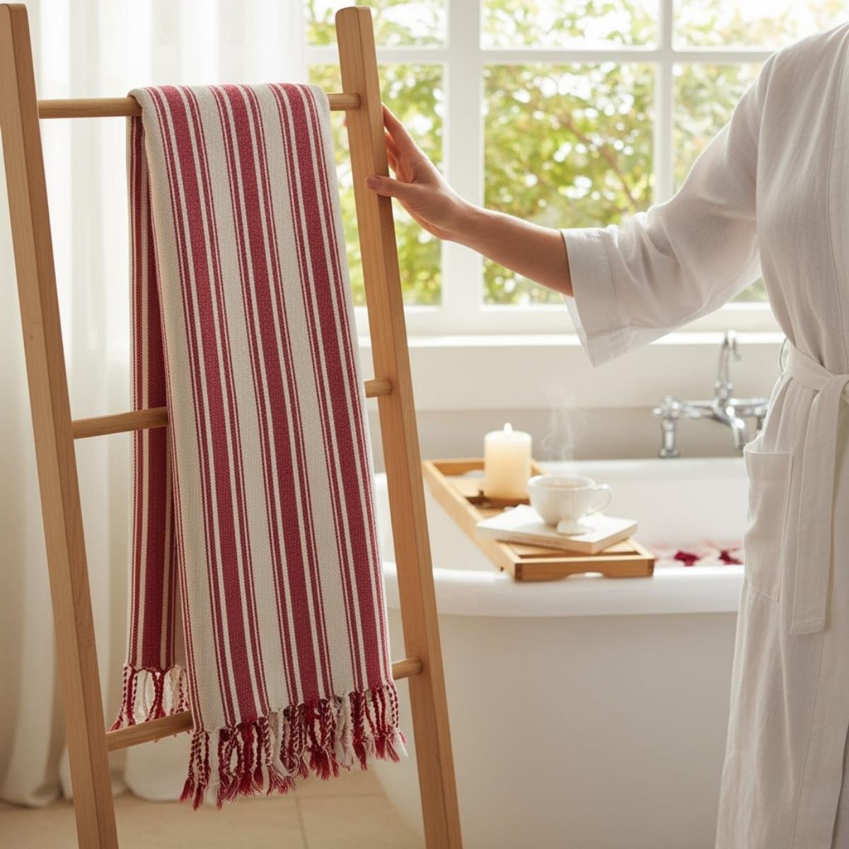 Karakiz Peshtemal Bordeaux