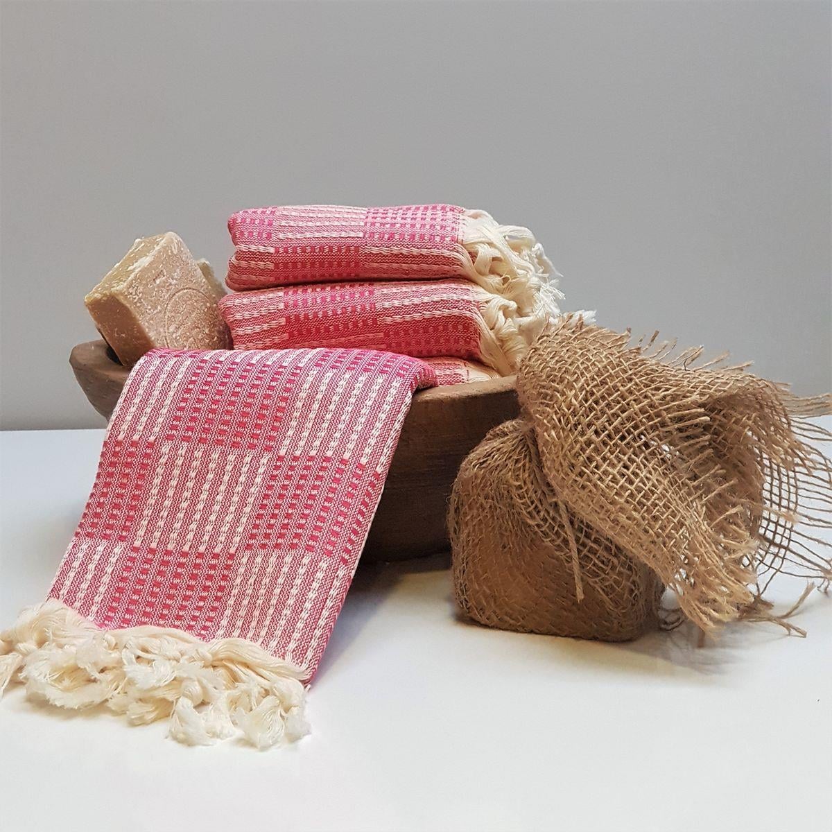 Square Peshkir Fuchsia