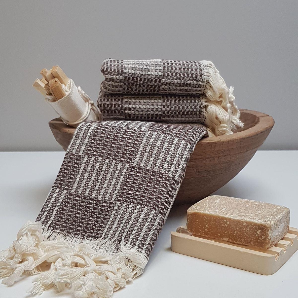 Square Peshkir Brown