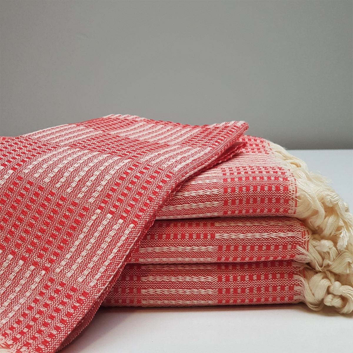 Square Peshkir Red