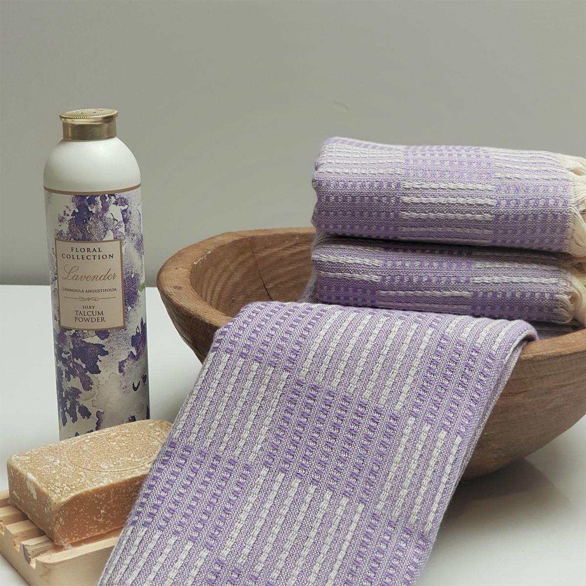 Square Peshkir Dark Lilac