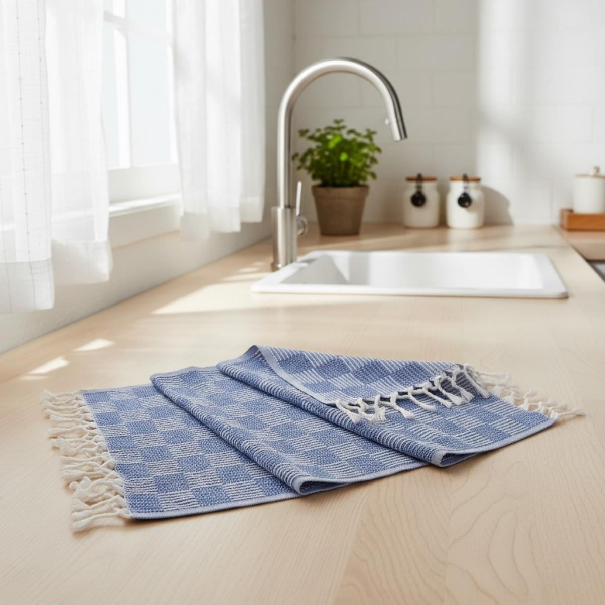 Square Peshkir Royal Blue