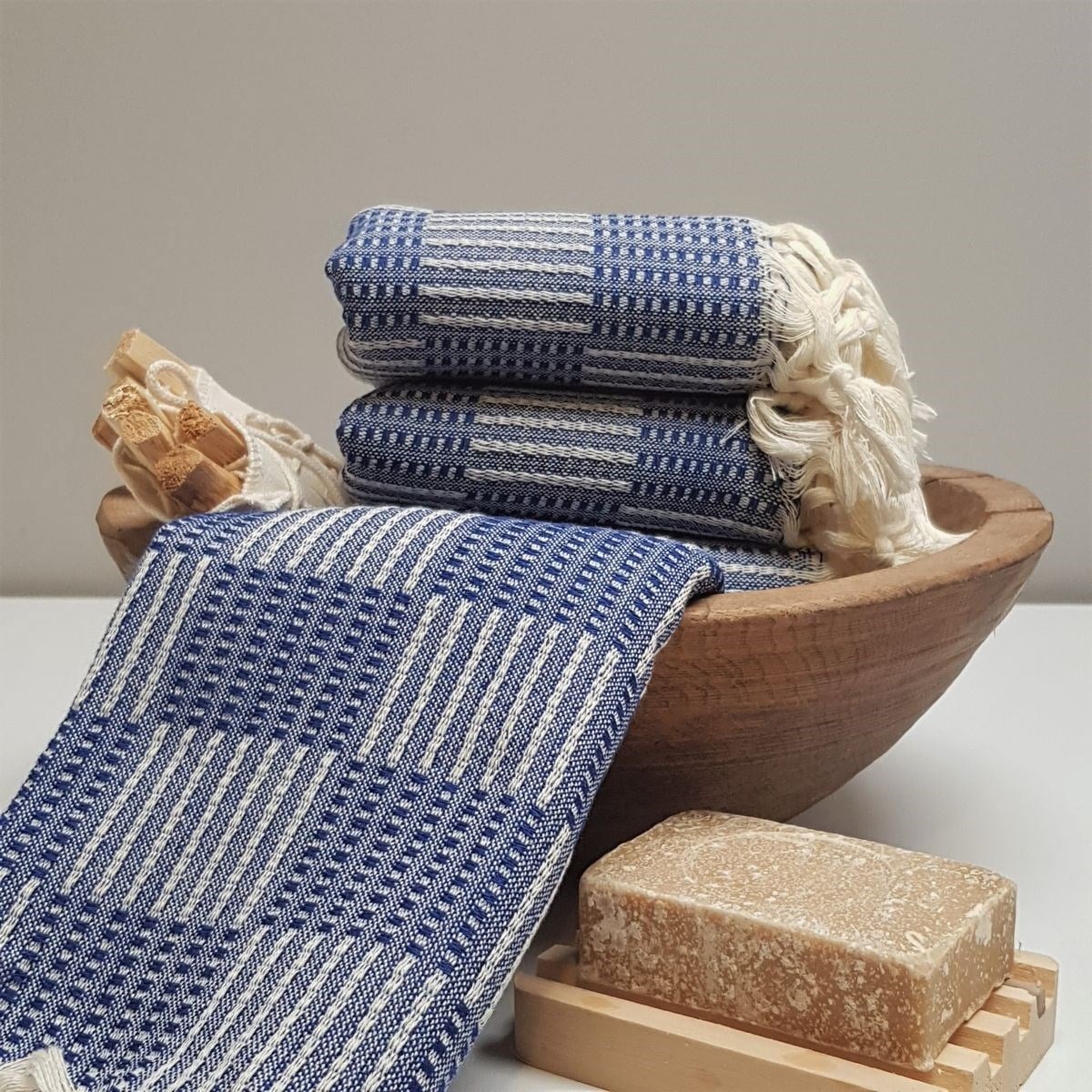 Square Peshkir Royal Blue