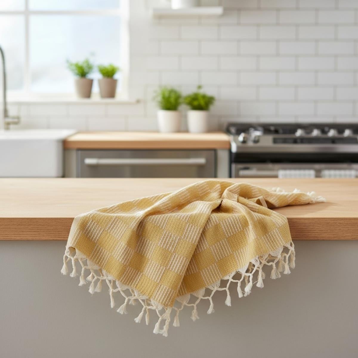 Square Peshkir Yellow