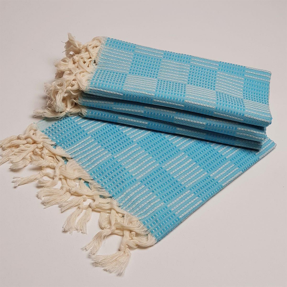 Square Peshkir Turquoise