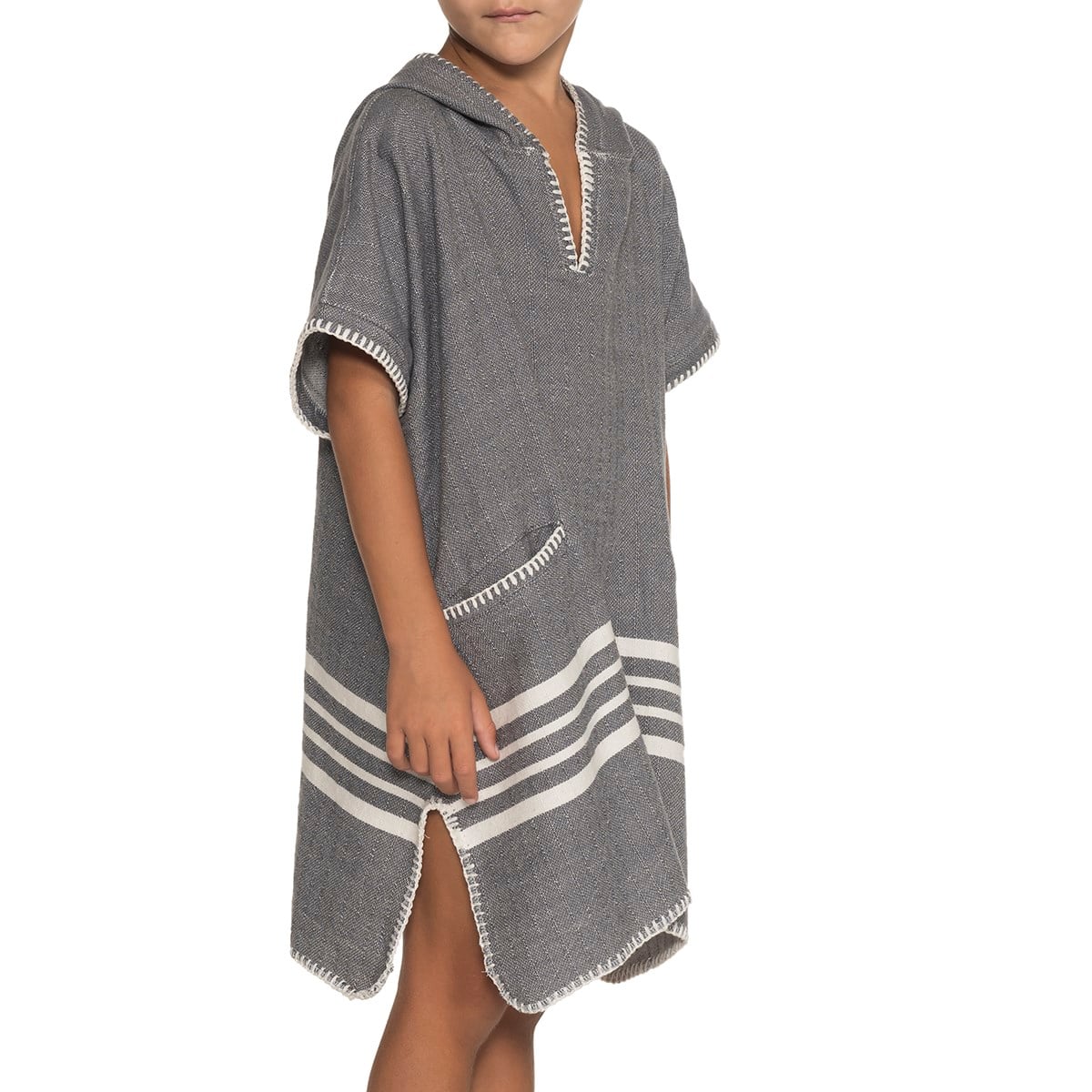 Krem Sultan Kids Poncho Dark Grey