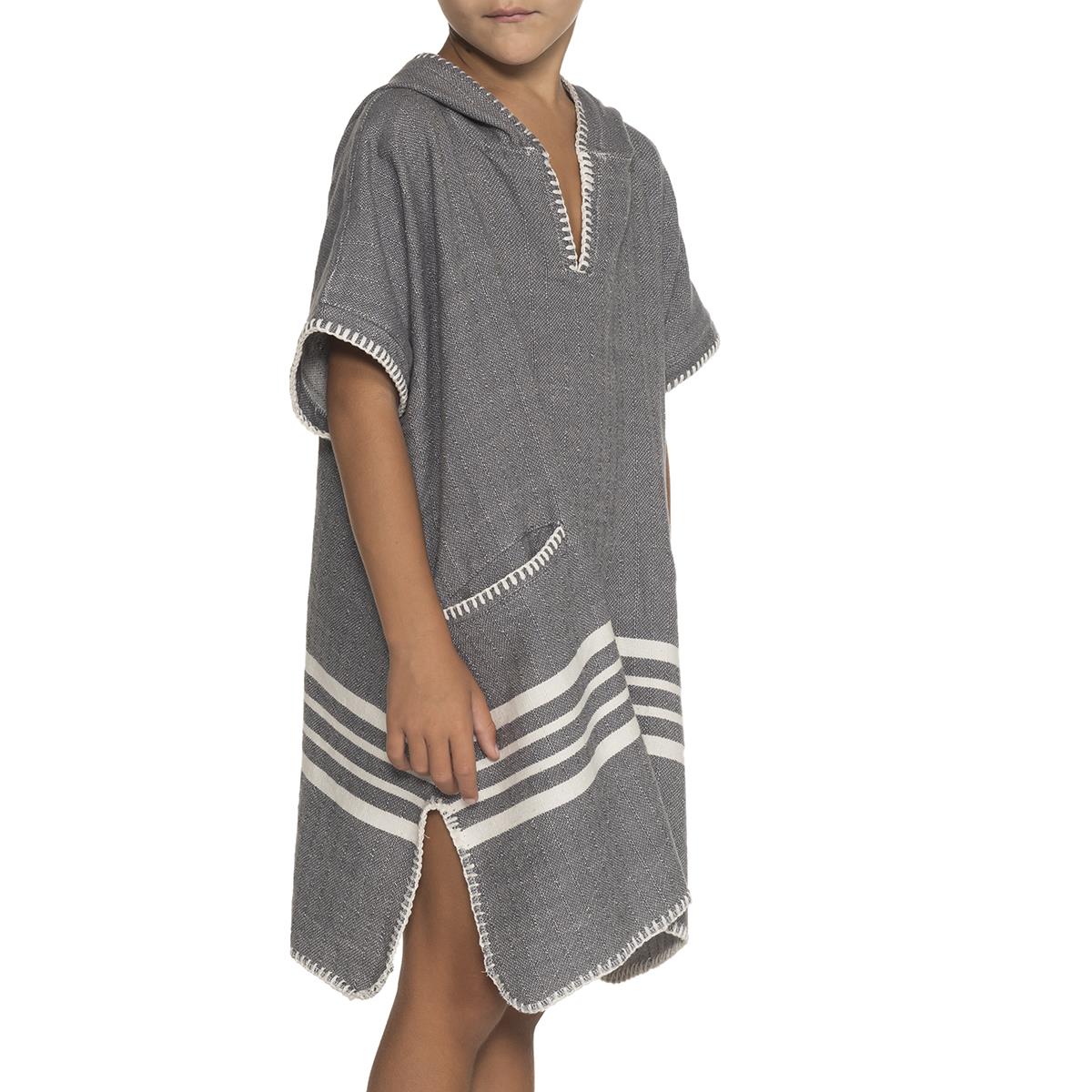 Krem Sultan Kids Poncho Dark Grey
