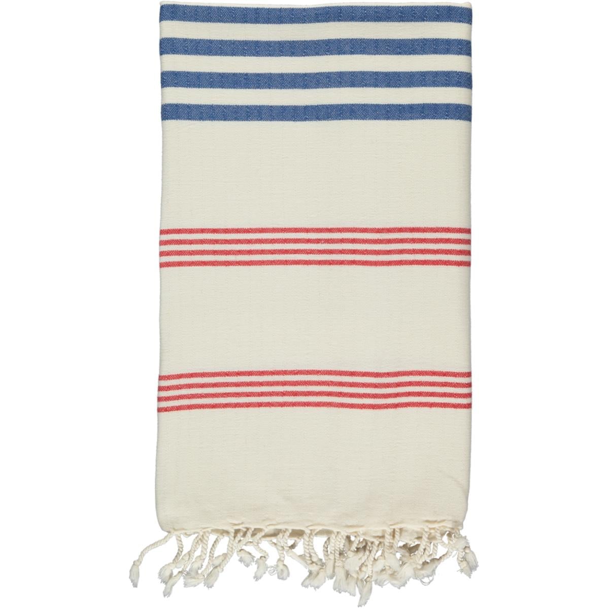 Krem Sultan Fun Peshtemal Red - Royal Blue - Natural