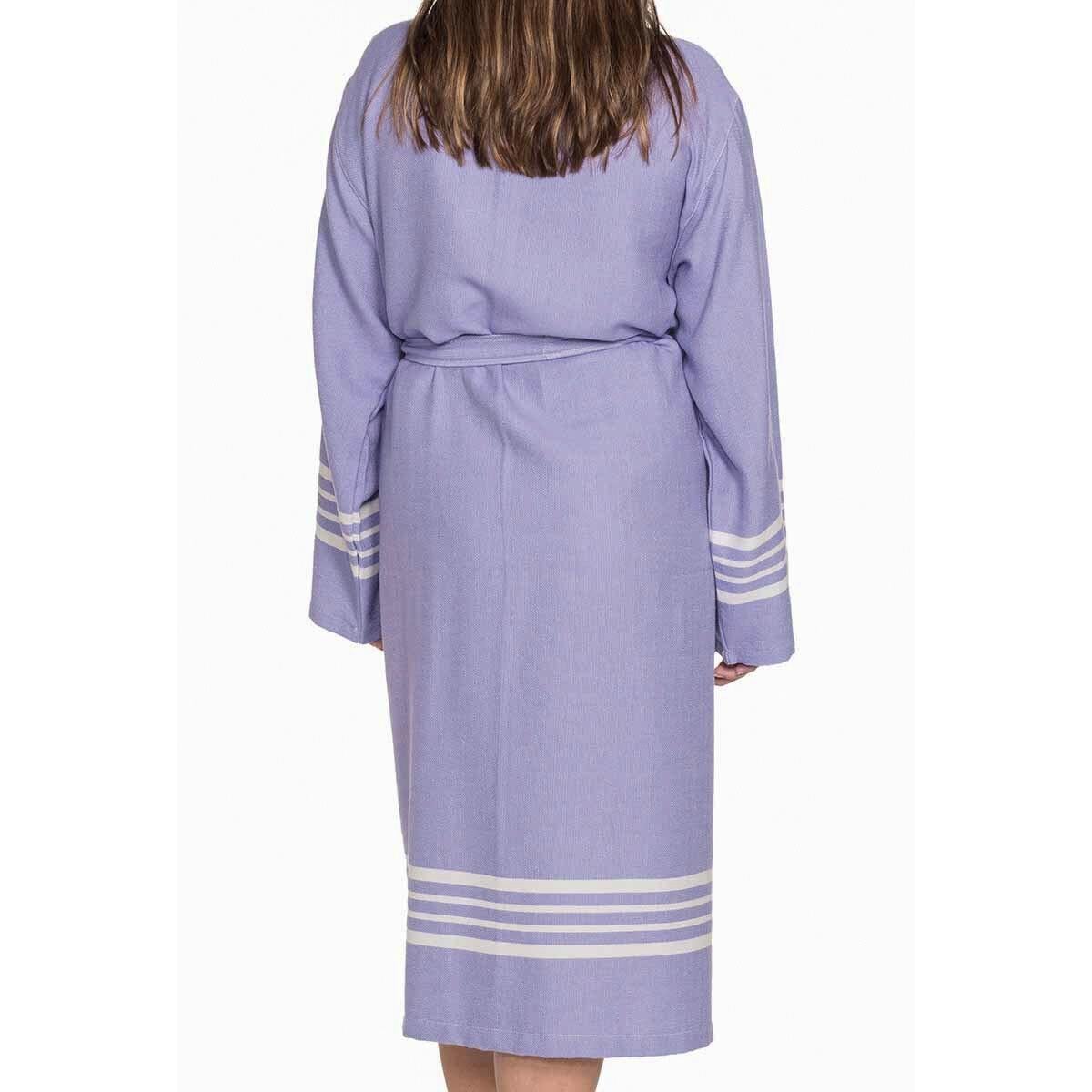 Krem Sultan Bathrobe Kimono Lilac