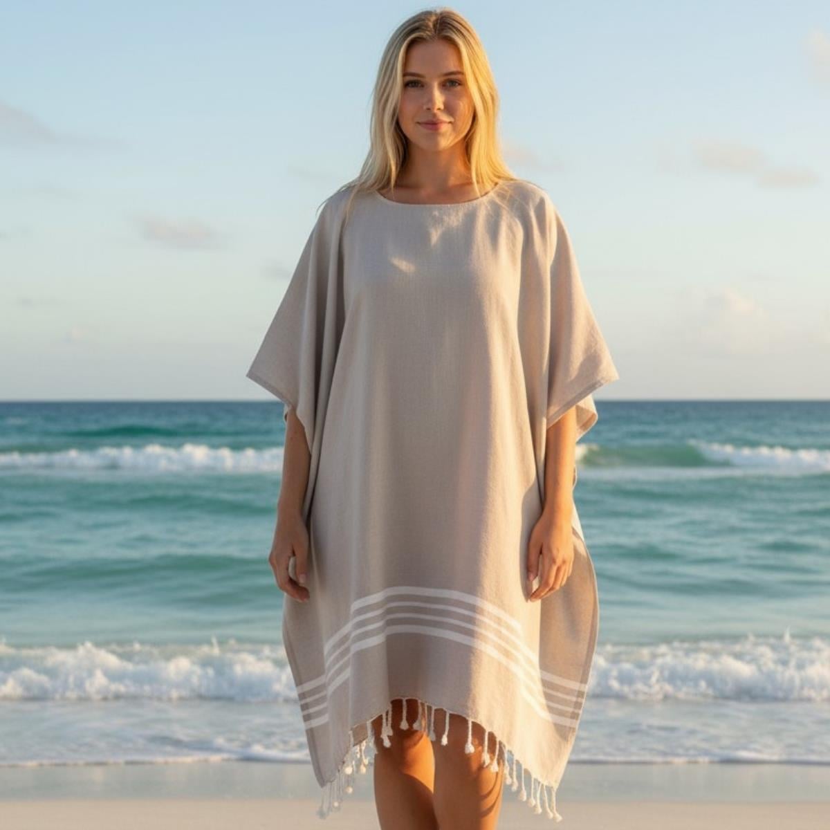 Krem Sultan Tunic Taupe