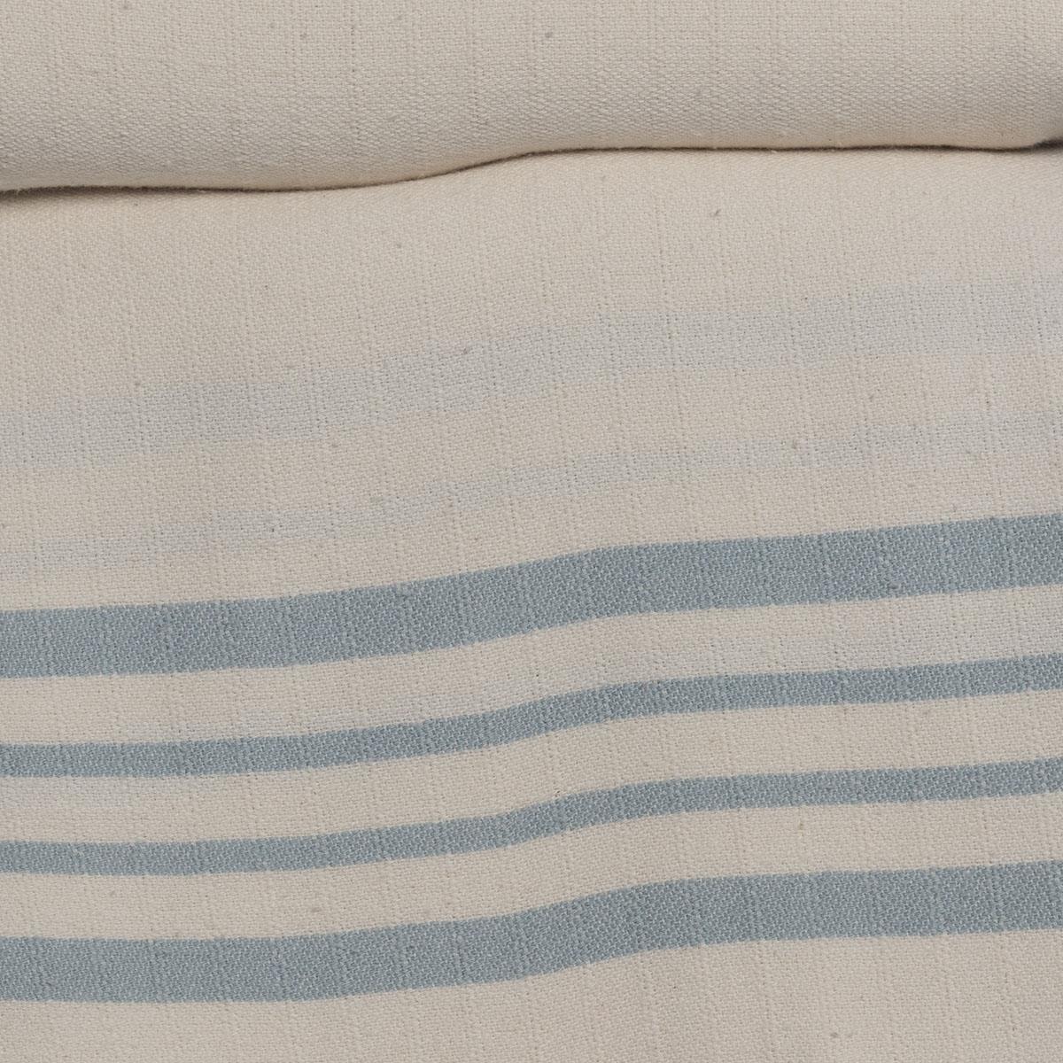 Krem Sultan XL Throw Natural - Light Blue