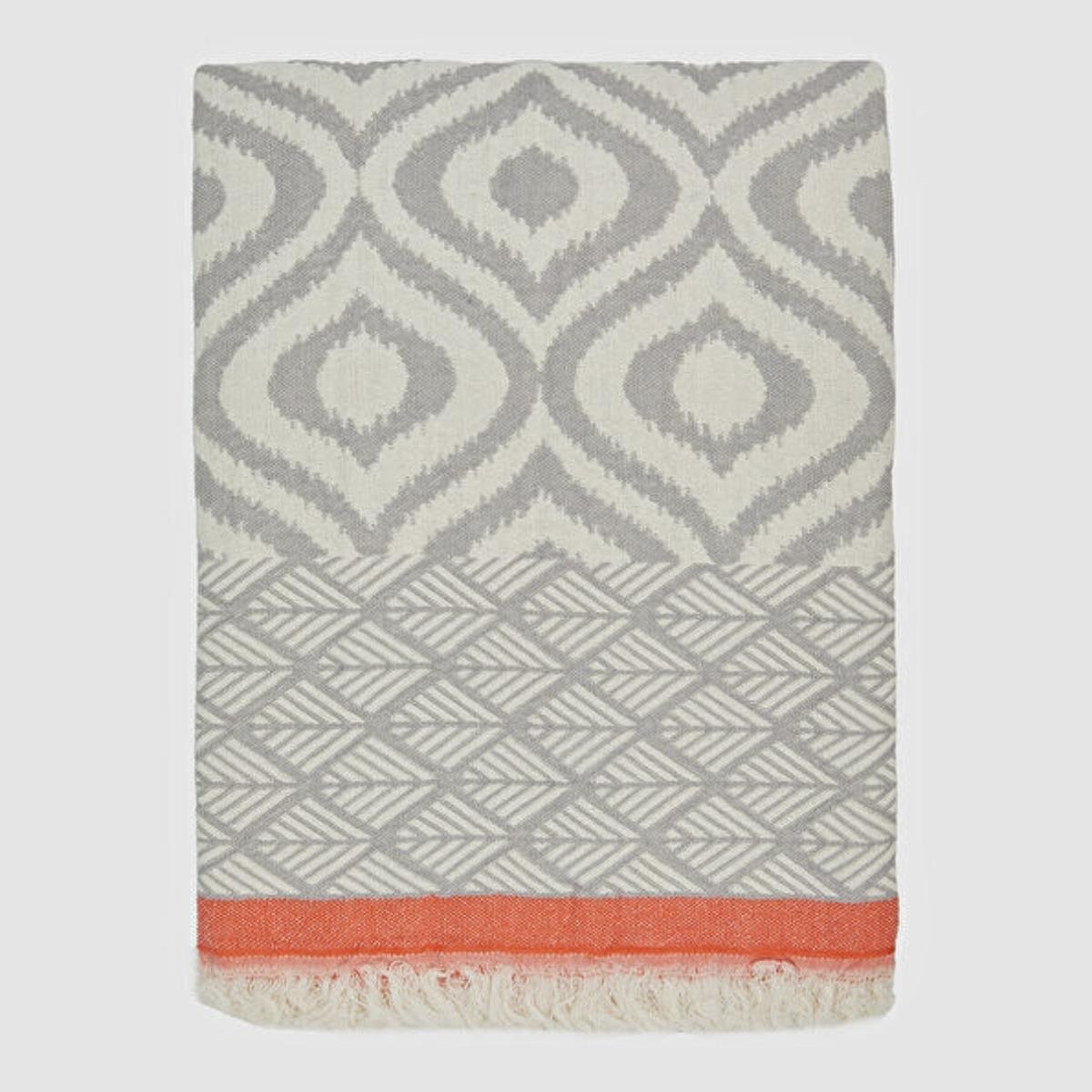 May Throw Light Grey - Coral