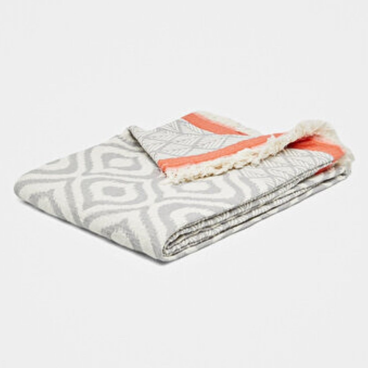 May Throw Light Grey - Coral