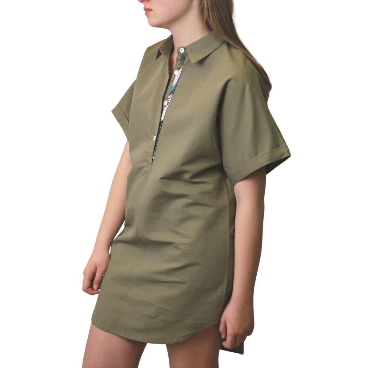 Mine Blouse Khaki