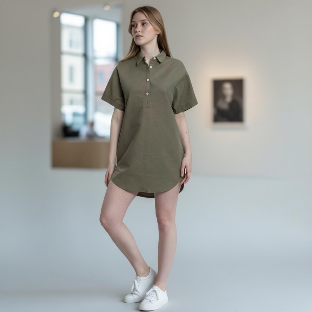 Mine Blouse Khaki