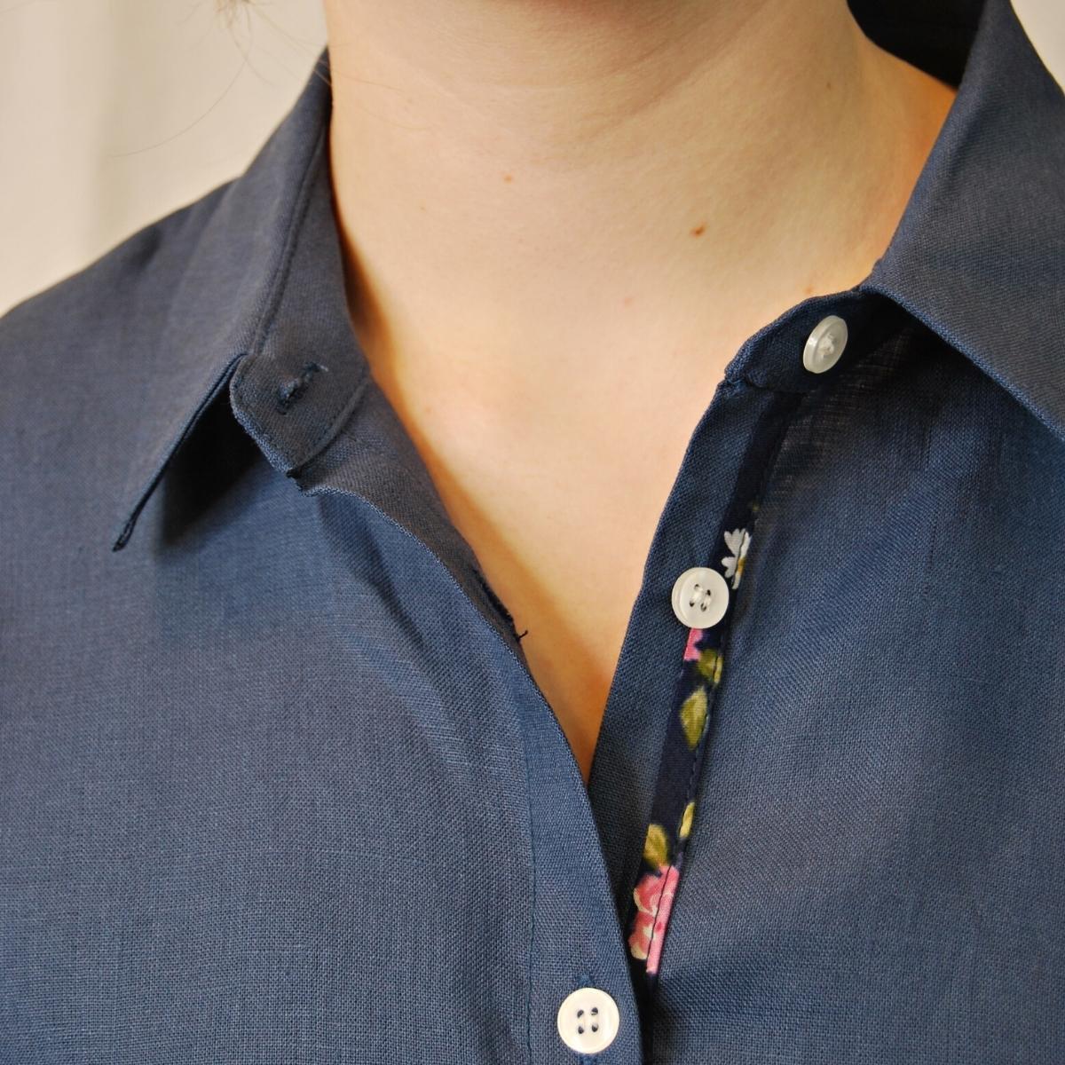 Mine Blouse Dark Blue