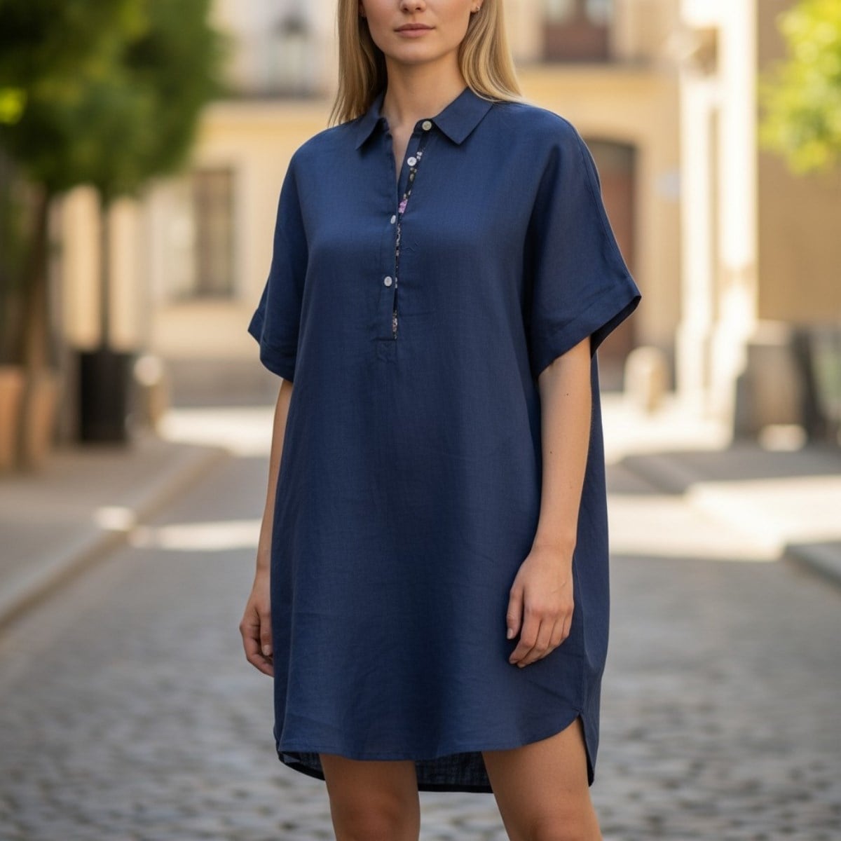 Mine Blouse Navy