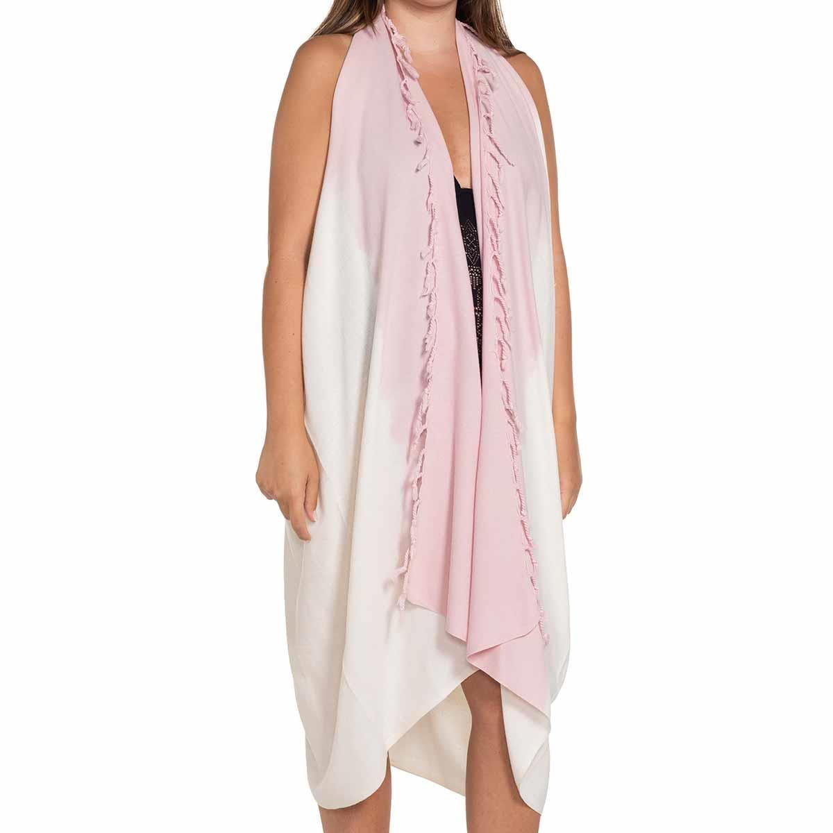Minzi Pareo Natural - Rose Pink