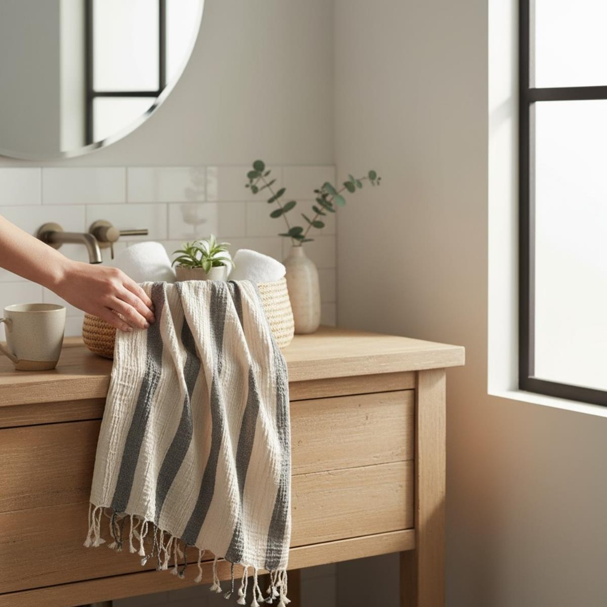 Paket Peshtemal Natural - Black