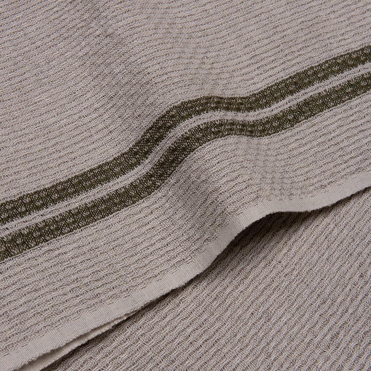 Honeycomb Peshtemal Dark Grey - Khaki
