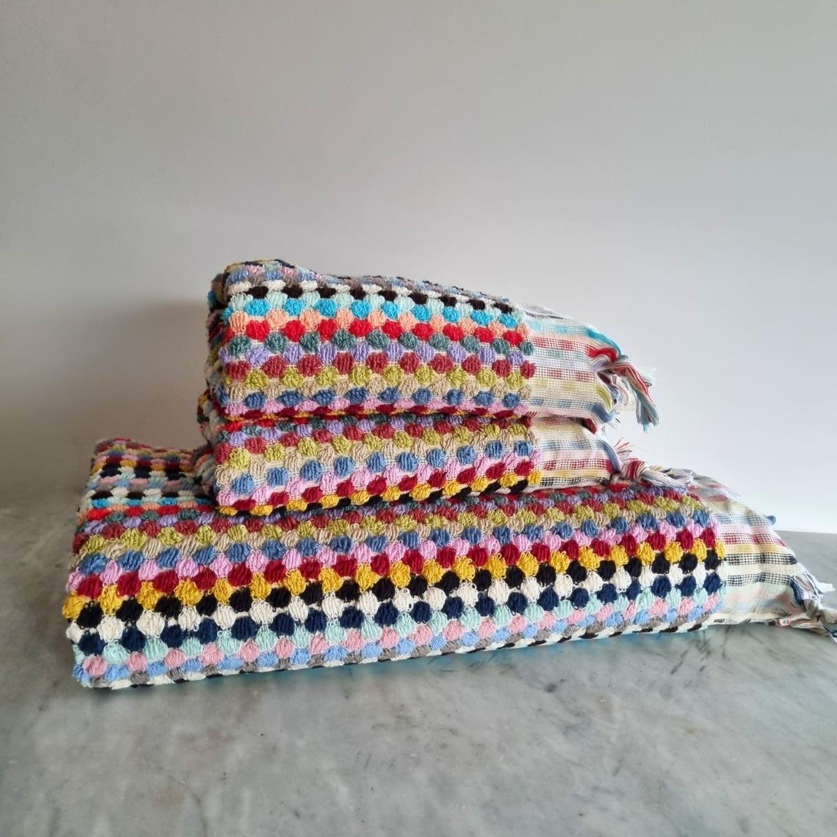 Pompom Towel Multi Color 01