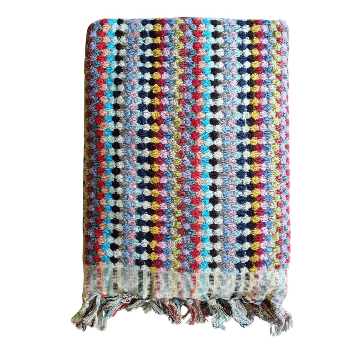 Pompom Towel Multi Color 01