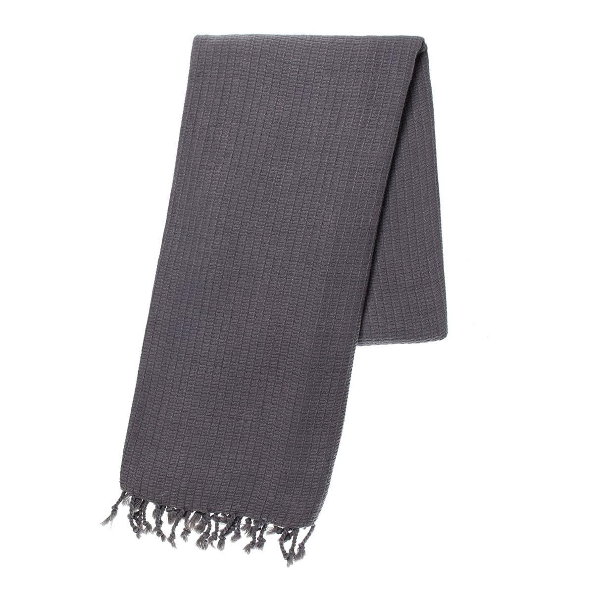 Ray Stone Washed Peshtemal Dark Grey